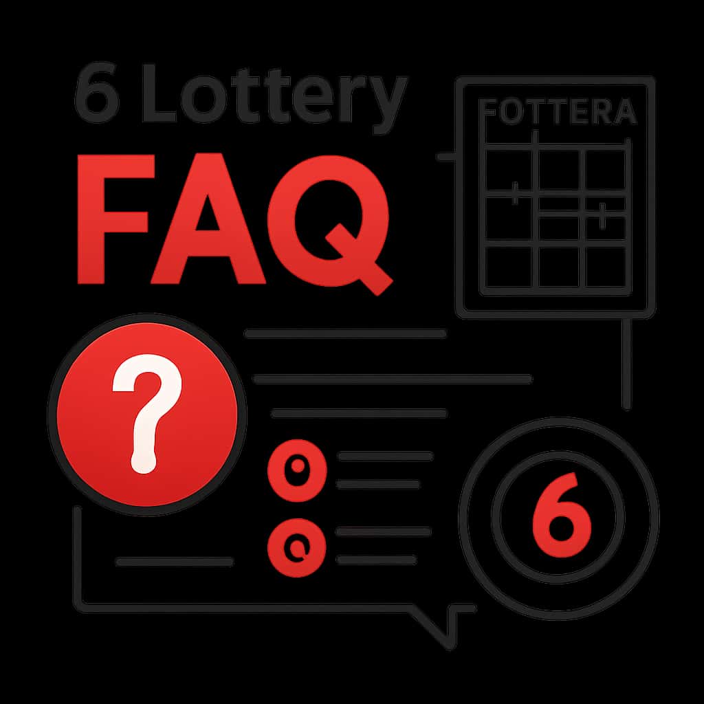 Diagram illustrating key features of 6 Lottery FAQ.