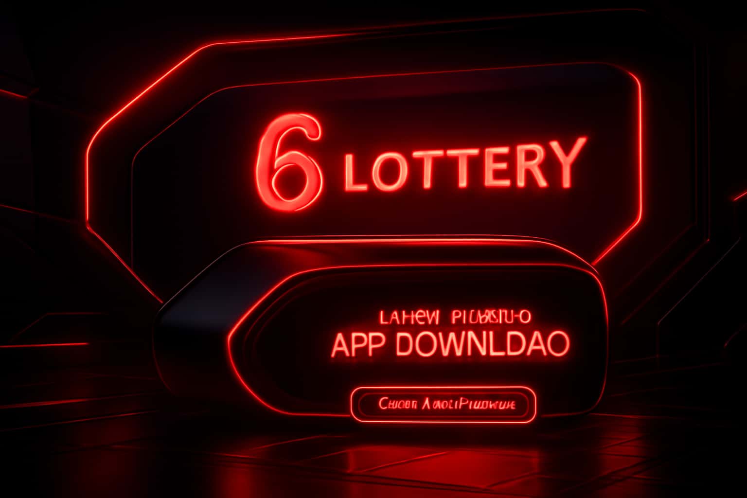 Futuristic lottery background