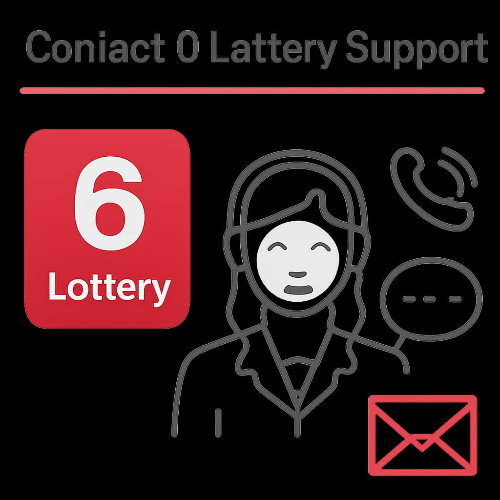 An educational diagram about Contact 6 Lottery Support.
