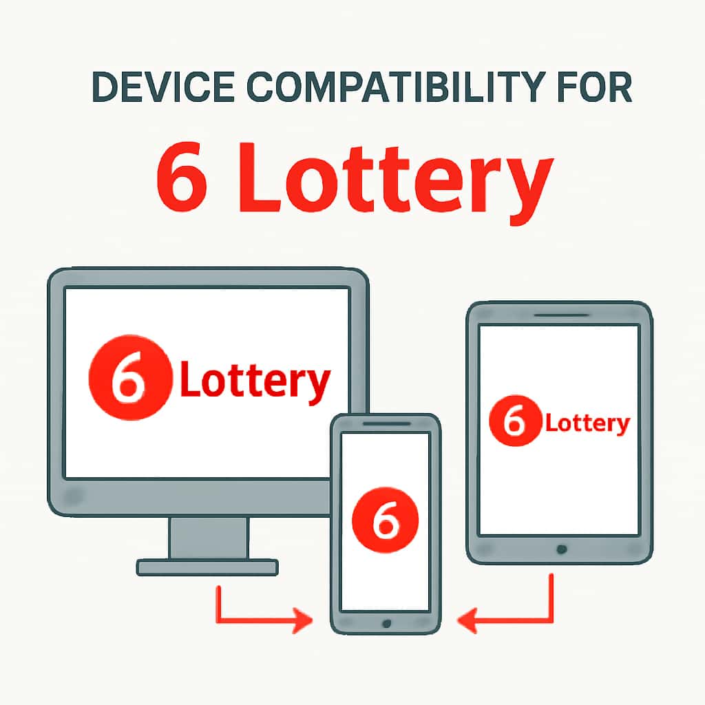 Diagram illustrating Device Compatibility for 6 Lottery.