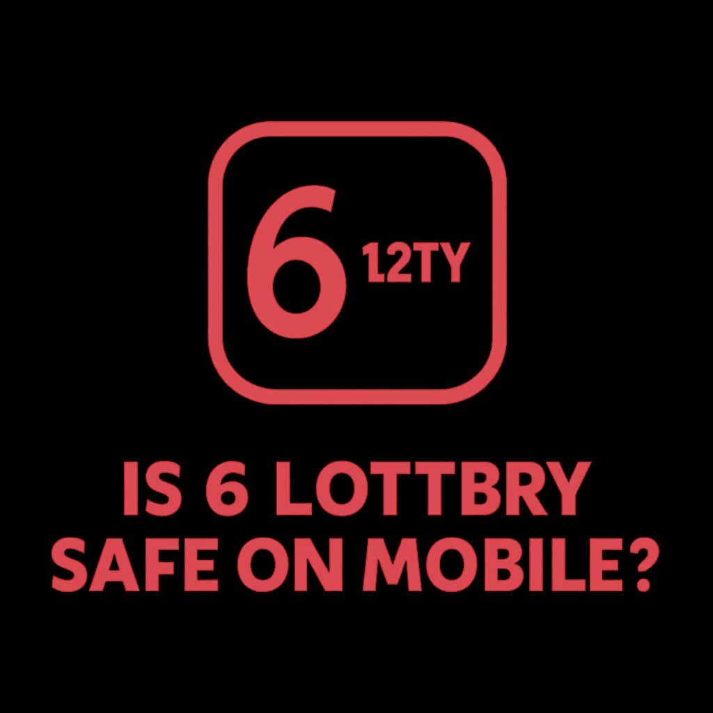 Thumbnail icon representing safety in mobile usage of the 6 Lottery app.
