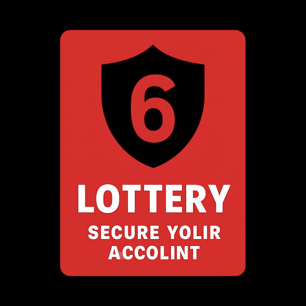 A badge symbolizing account security for 6 Lottery.